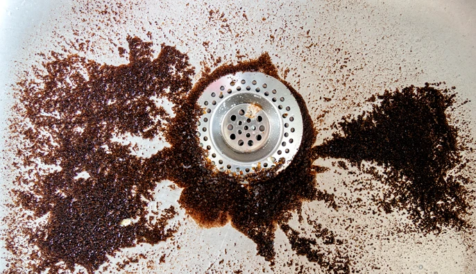 Hoort niet in het riool overzicht foto