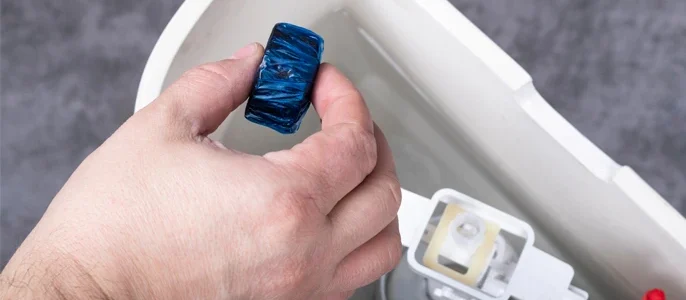 Verstopte sanibroyeur overzicht foto