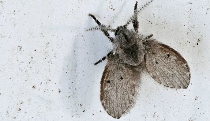 Waar komen riool vliegjes vandaag overzicht foto